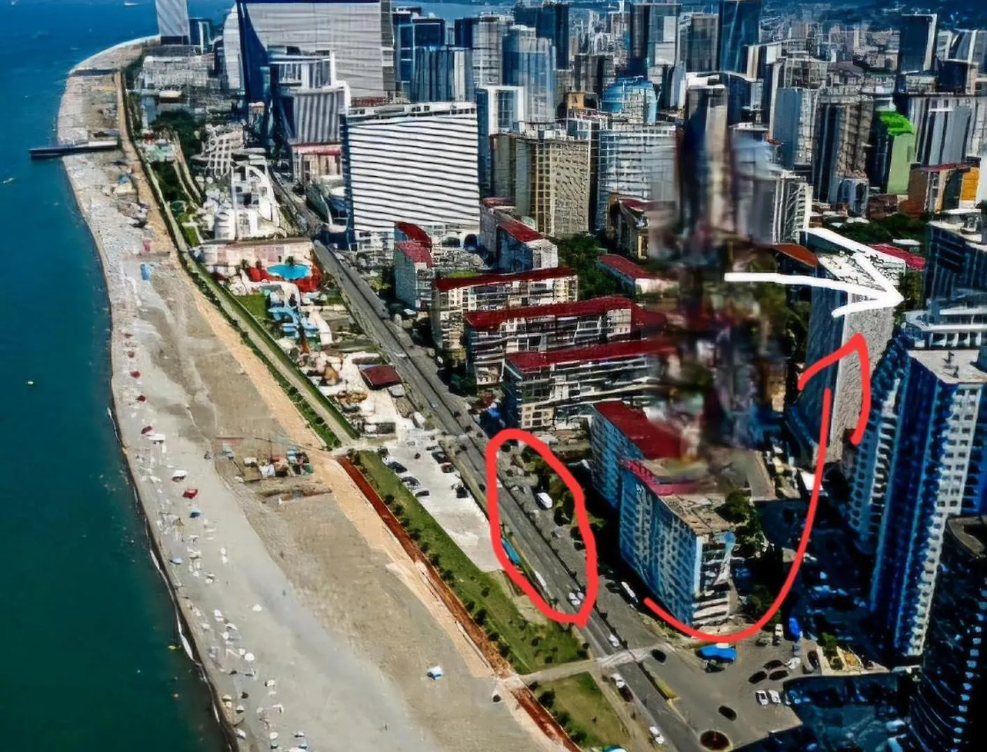 Apartment Sherif Ximshiaahvilis 47 A Gamziri باتومي 0*,